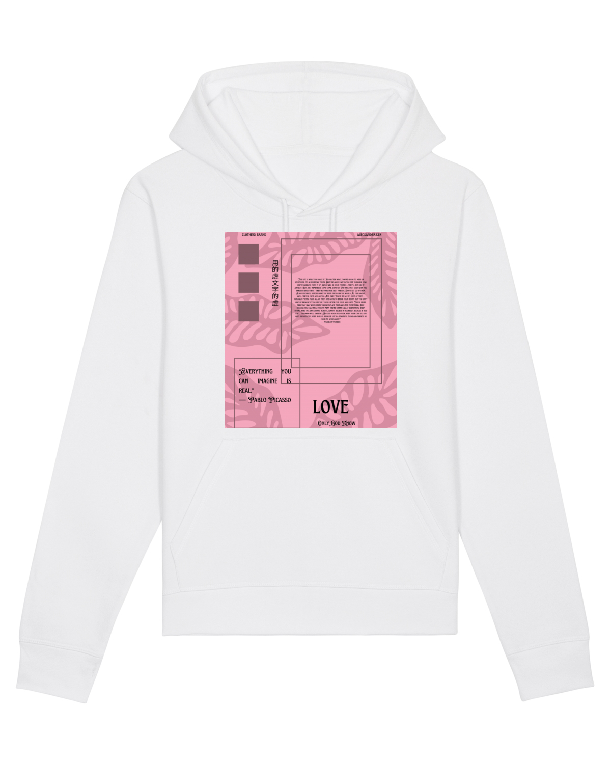 Hanorac Unisex Drummer White