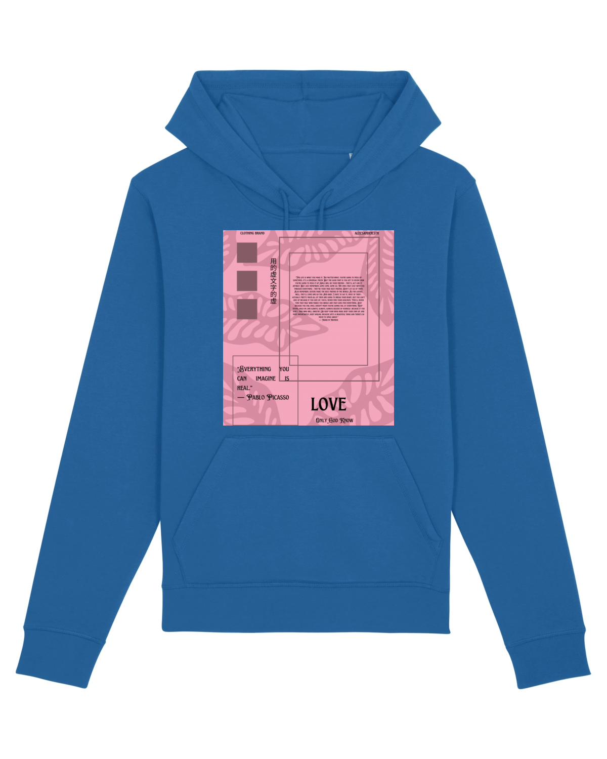 Hanorac Unisex Drummer Royal Blue