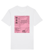 love 3 Tricou mânecă scurtă Unisex Rocker