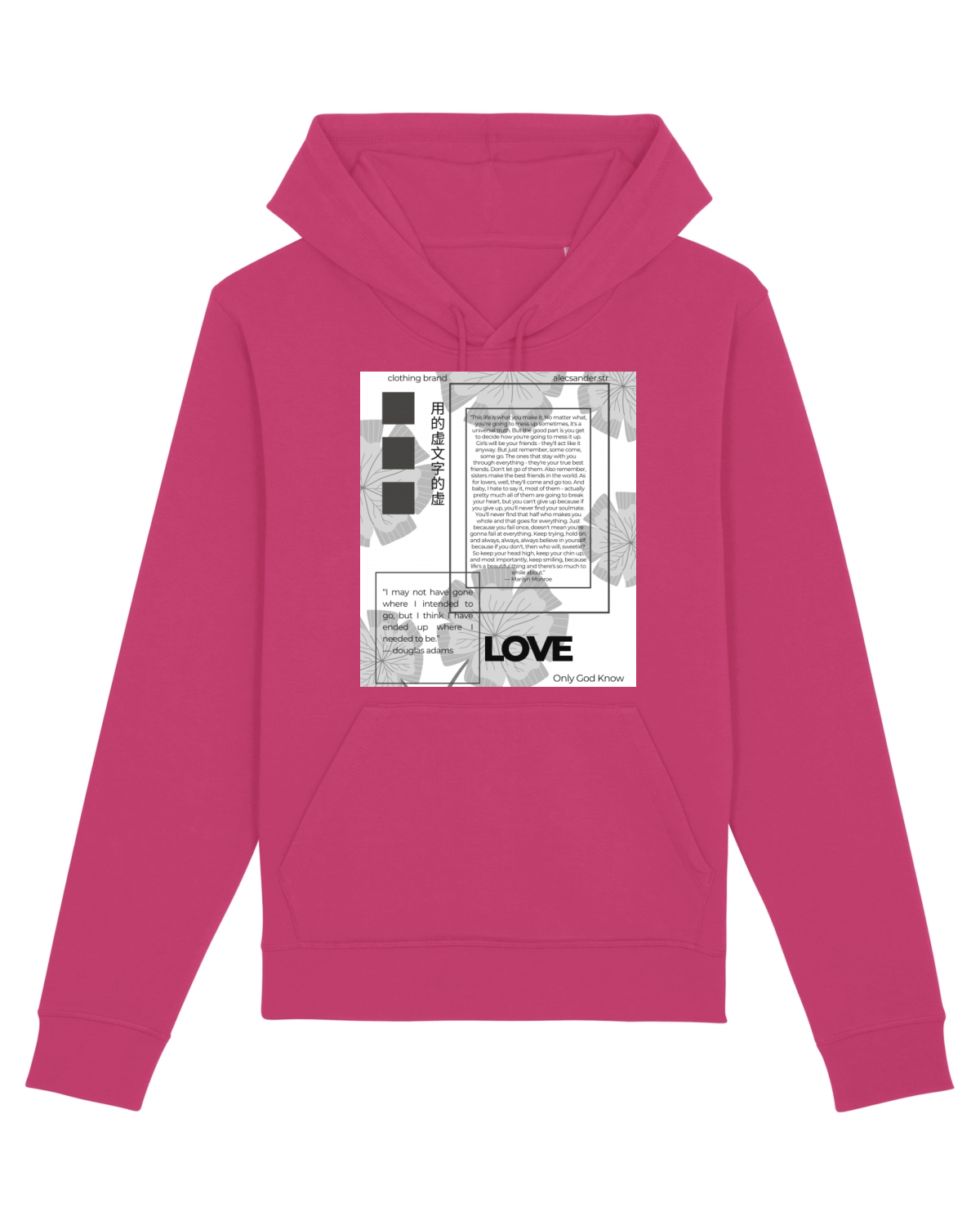 Hanorac Unisex Drummer Raspberry