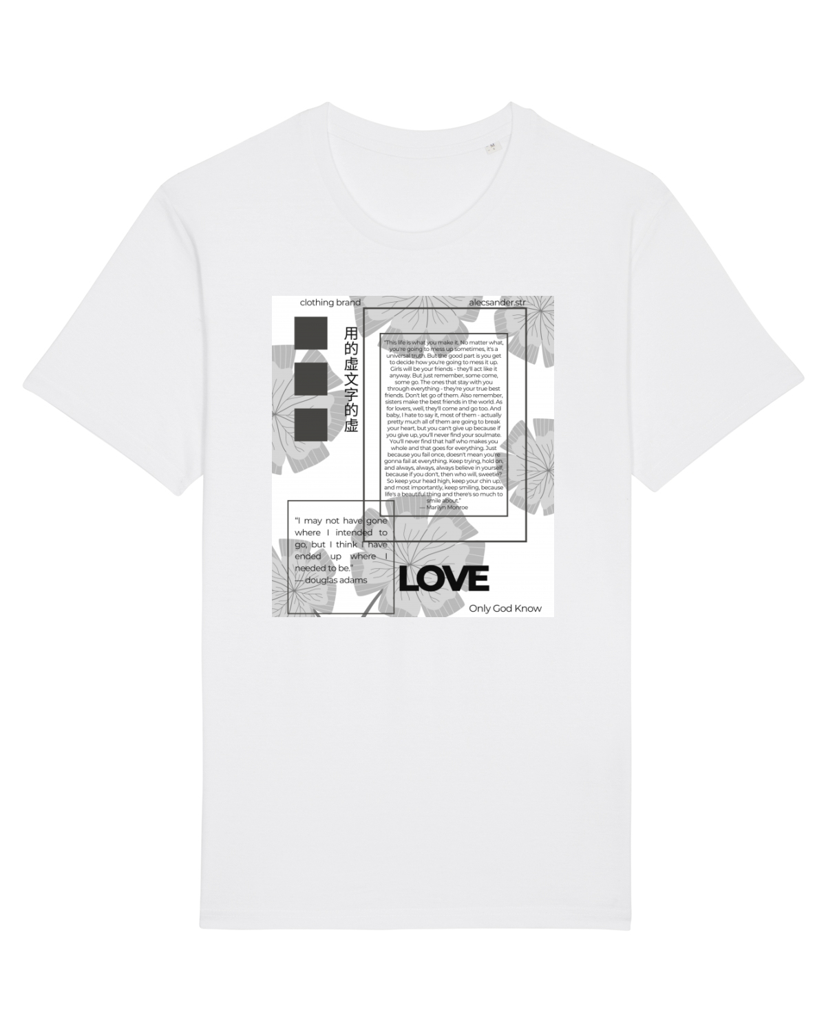 Tricou mânecă scurtă Unisex Rocker White