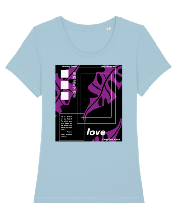 love 8 Sky Blue