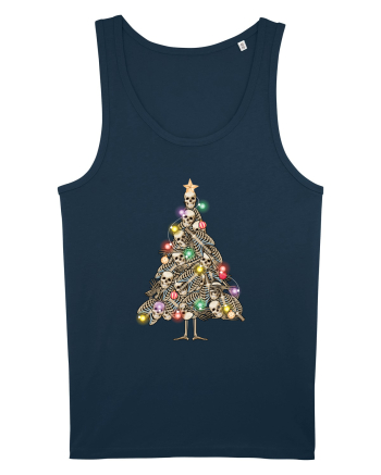 Skulls Christmas Tree Navy