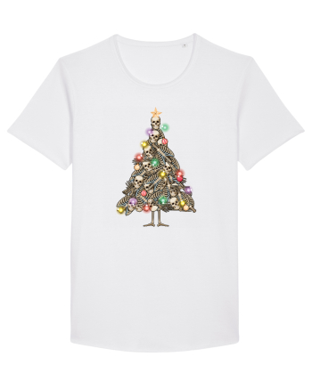 Skulls Christmas Tree White