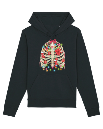 Skeleton Ribs Christmas Tree Black