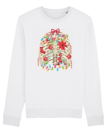 Skeleton Ribs Christmas Tree White