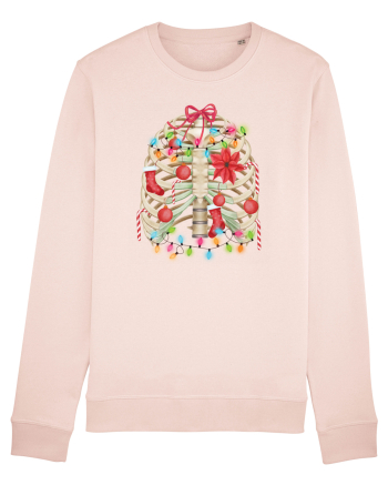 Skeleton Ribs Christmas Tree Candy Pink