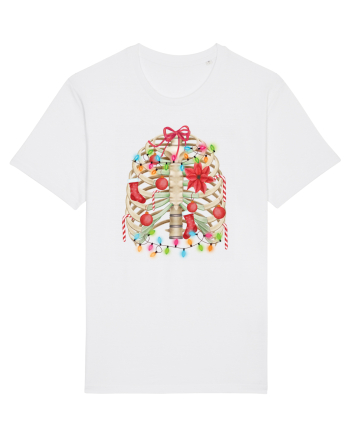 Skeleton Ribs Christmas Tree White