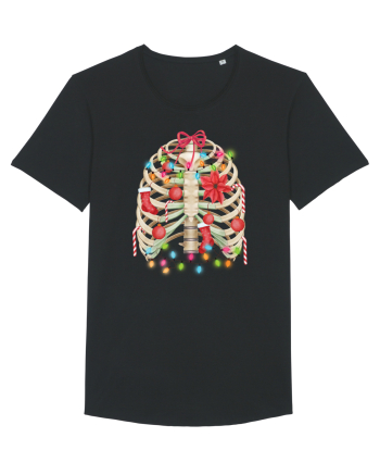 Skeleton Ribs Christmas Tree Black