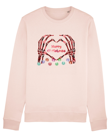 Skeleton Hands Merry Christmas Candy Pink