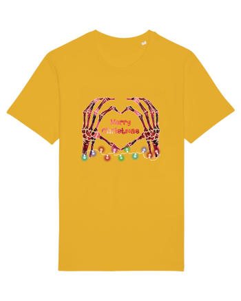 Skeleton Hands Merry Christmas Spectra Yellow