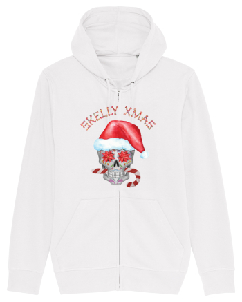 Skelly Xmas Skull Christmas Candy White