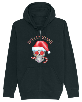 Skelly Xmas Skull Christmas Candy Black