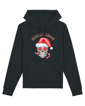 Skelly Xmas Skull Christmas Candy Black