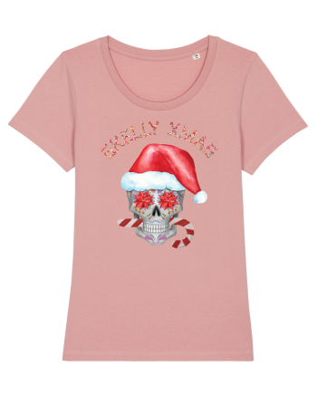 Skelly Xmas Skull Christmas Candy Canyon Pink