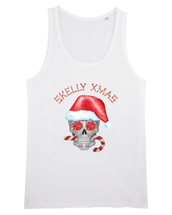Skelly Xmas Skull Christmas Candy White