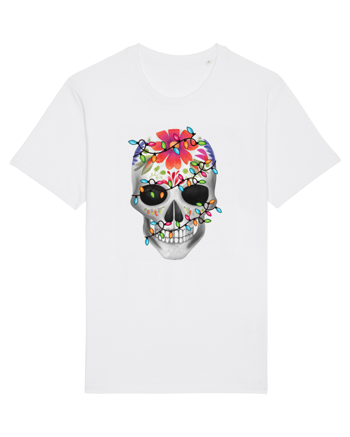 Tricou mânecă scurtă Unisex Rocker White