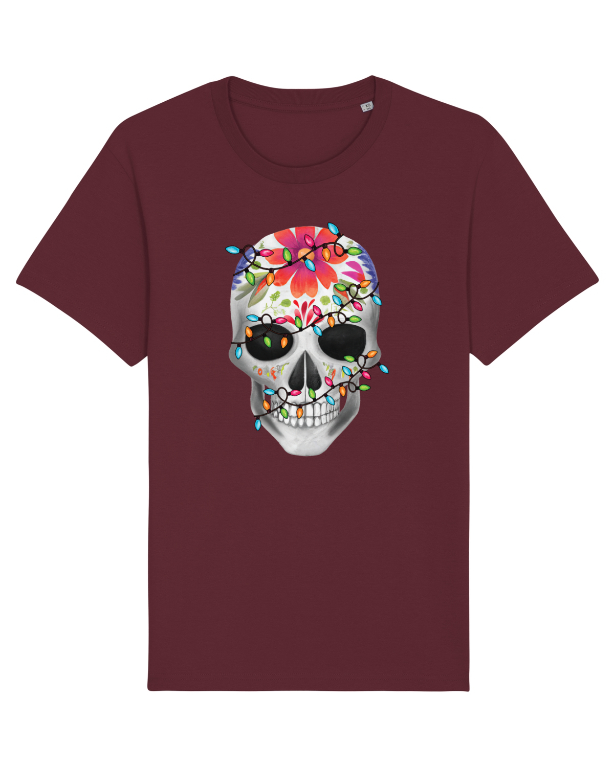 Tricou mânecă scurtă Unisex Rocker Burgundy