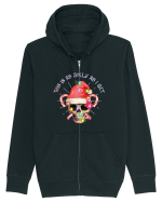 This Is As Jolly As I Get Skull Christmas Hanorac cu fermoar Unisex Connector