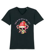 This Is As Jolly As I Get Skull Christmas Tricou mânecă scurtă guler V Bărbat Presenter
