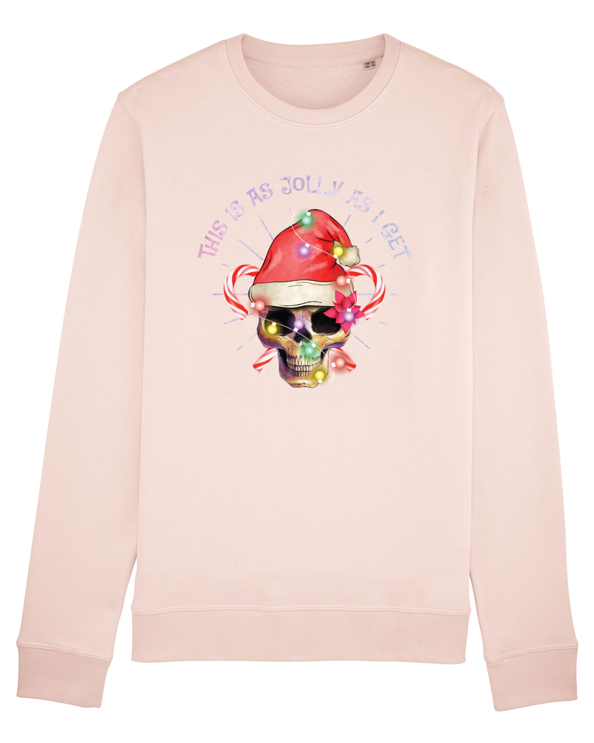 Bluză mânecă lungă Unisex Rise Candy Pink