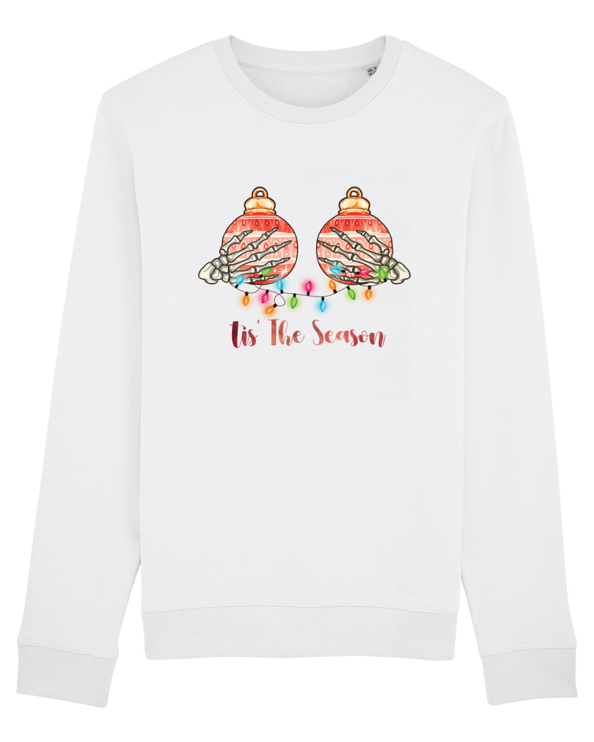 Bluză mânecă lungă Unisex Rise White