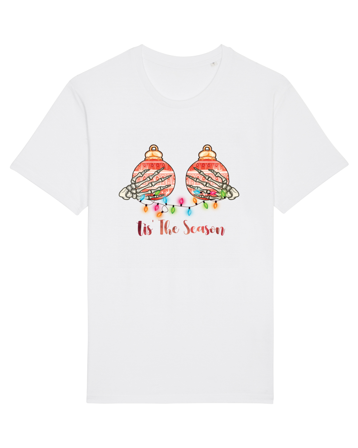 Tricou mânecă scurtă Unisex Rocker White
