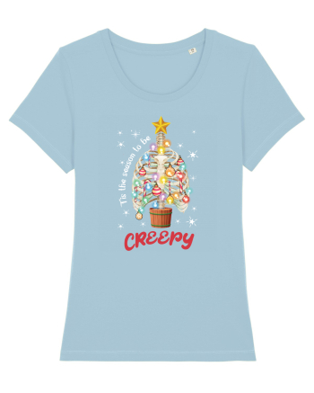 Tis' The Season To Be Creepy Sky Blue