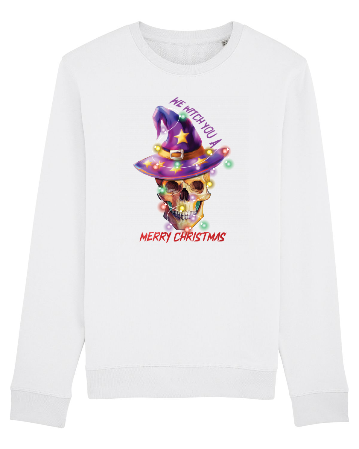 Bluză mânecă lungă Unisex Rise White