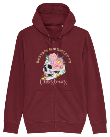 When You're Dead Inside But It's Christmas Burgundy