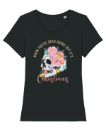 When You're Dead Inside But It's Christmas Tricou mânecă scurtă guler larg fitted Damă Expresser