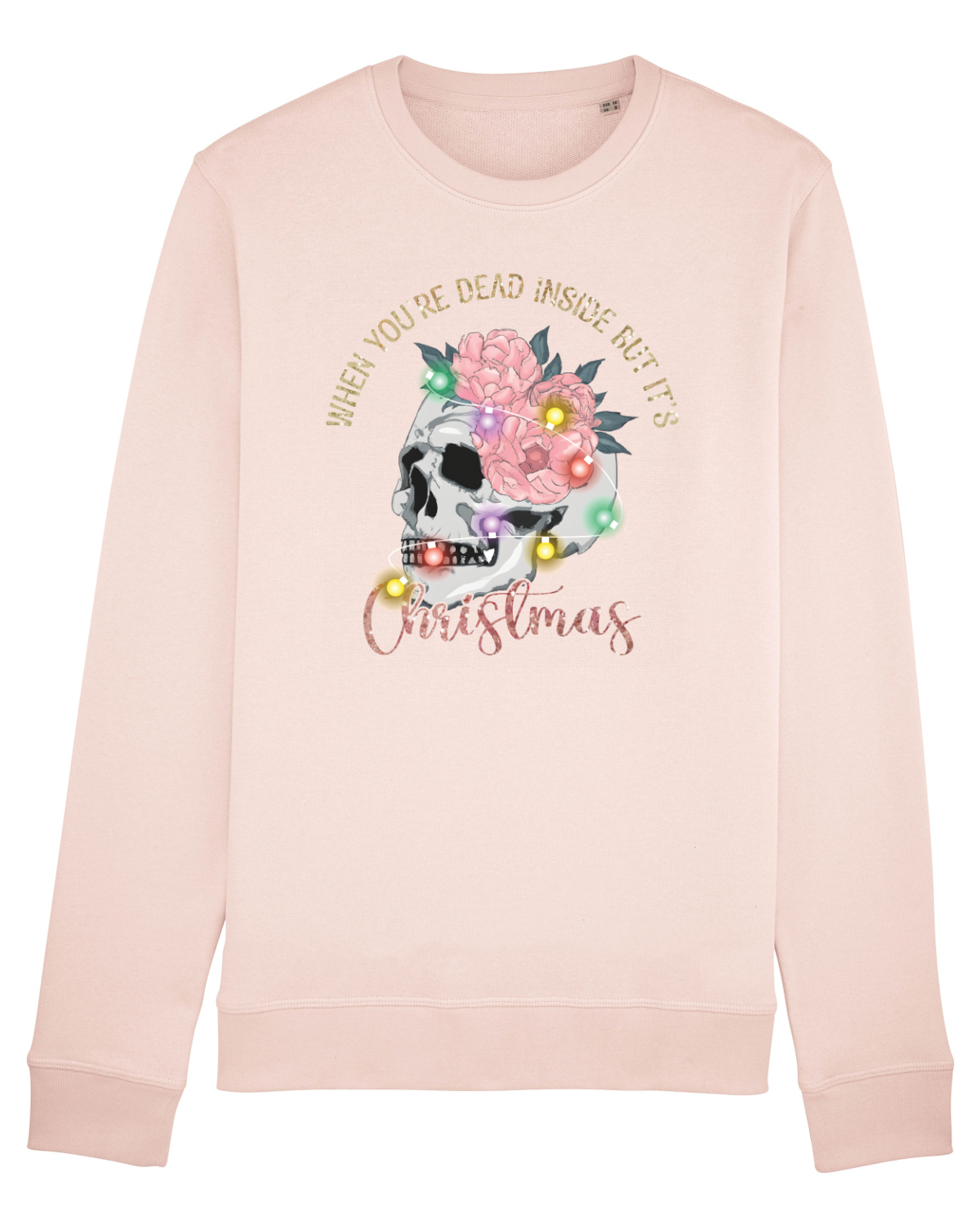 Bluză mânecă lungă Unisex Rise Candy Pink