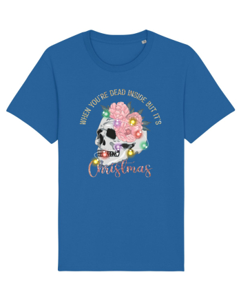 When You're Dead Inside But It's Christmas Royal Blue