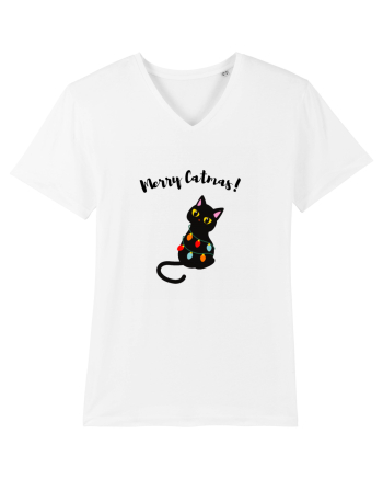Merry Catmas White