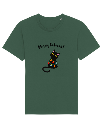 Merry Catmas Bottle Green