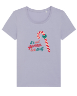 it s not gonna lick itself Tricou mânecă scurtă guler larg fitted Damă Expresser