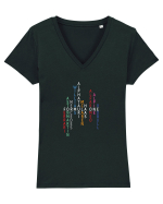 Formula 1 Tricou mânecă scurtă guler V Damă Evoker