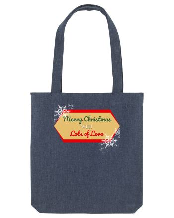 merry christmas with love Midnight Blue