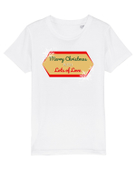 merry christmas with love Tricou mânecă scurtă  Copii Mini Creator