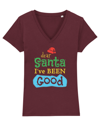 Dear Santa Burgundy