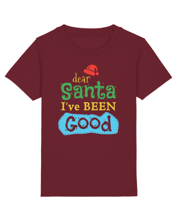 Dear Santa Burgundy