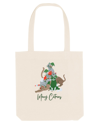 Merry Catmas Green Natural