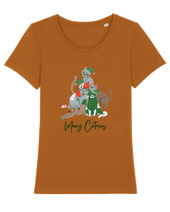 Merry Catmas Green Roasted Orange