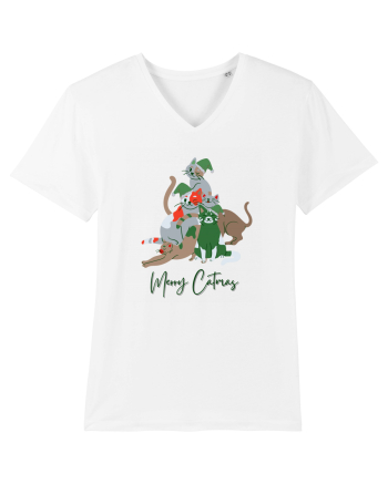 Merry Catmas Green White