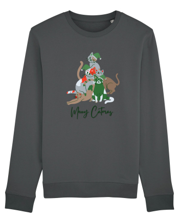 Merry Catmas Green Anthracite