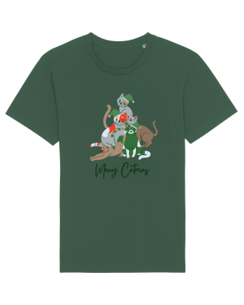 Merry Catmas Green Bottle Green