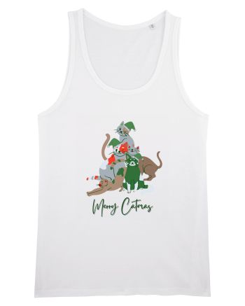 Merry Catmas Green White