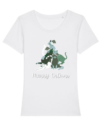 Merry Catmas white White