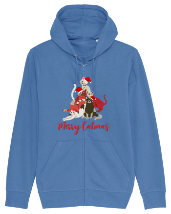 merry catmas red Bright Blue