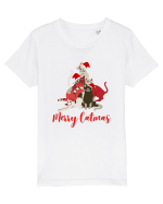 merry catmas red Tricou mânecă scurtă  Copii Mini Creator